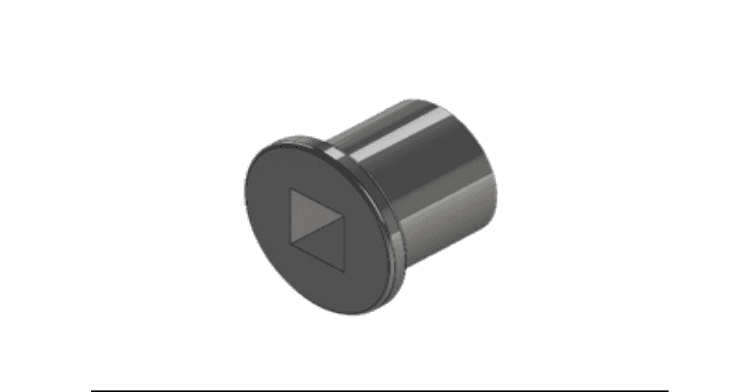 Luva quadrado 5/8"
